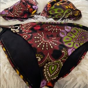 NWOT Victoria’s Secret leather trim bikini
